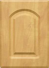 Marina Arched Thermofoil Kitchen Cabinet Door